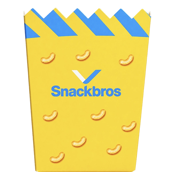 Bedruckte Popcornbox für Event