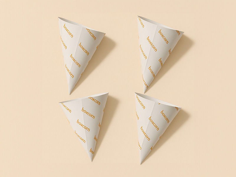 Cornets à pop-corn personnalisés